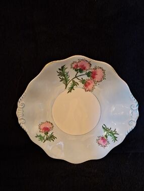 Foley Bone China, GlenCarry Thistle Cookie Serving Plate